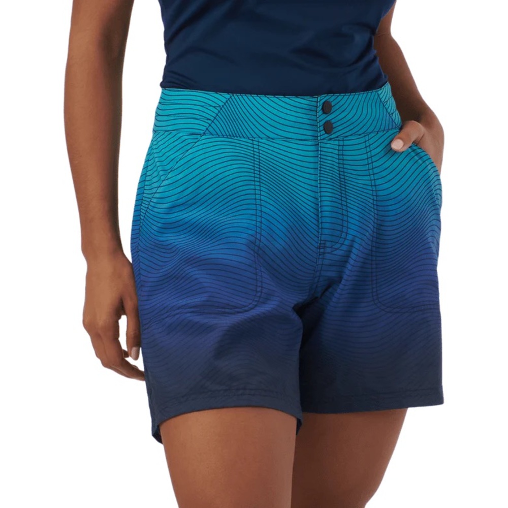 NWT Women’s Sea-Doo Classic 6” Boardshorts Royal Blue Ombré Small (30” X 6”)